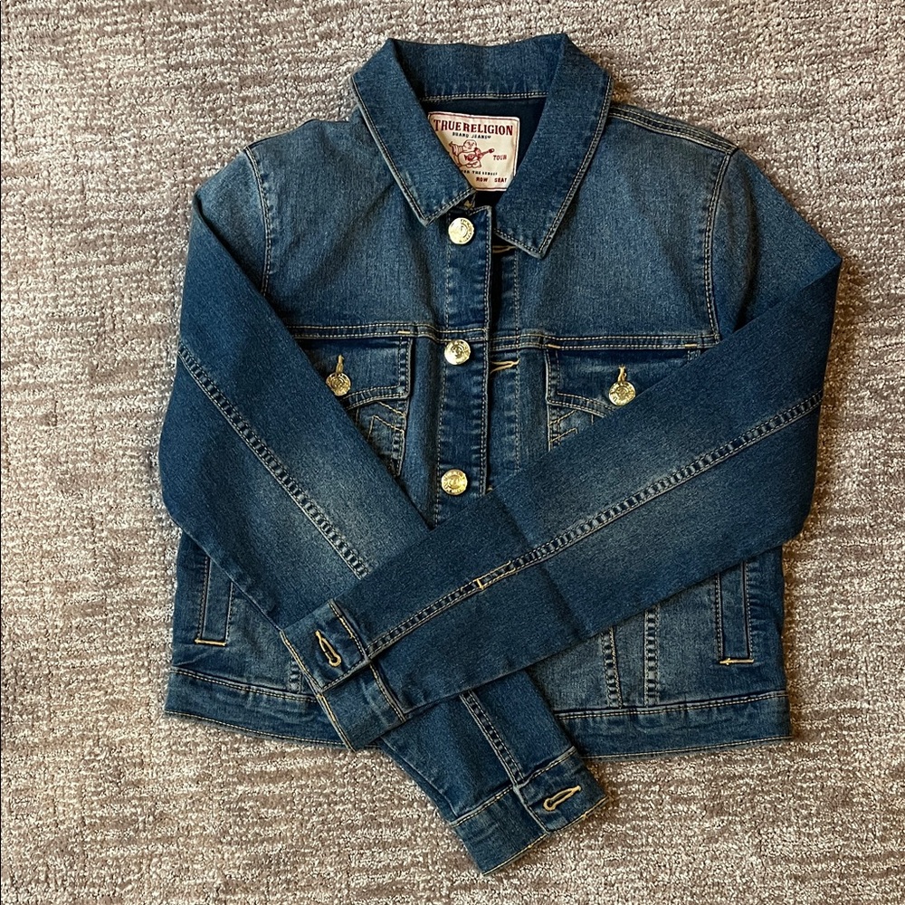 NWOT True Religion Trucker Jean Jacket M